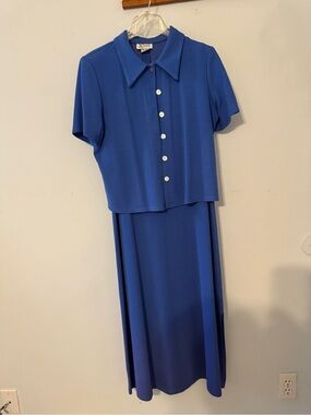 Vintage K Petite 2-Piece Dress & Jacket Set